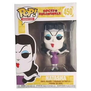 Funko Pop! Animation Natasha 450 Rocky & Bullwinkle Vinyl Action Figure Kids Toy